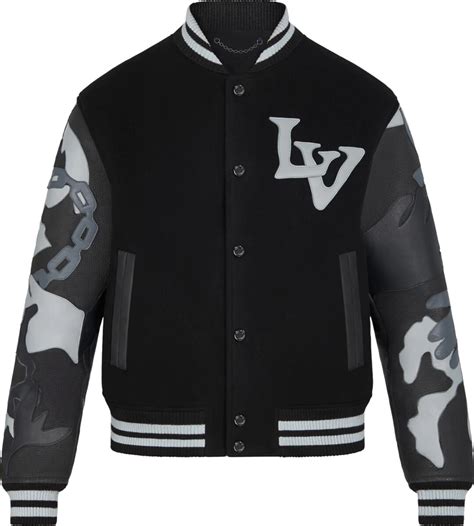 louis vuitton black and white jacket